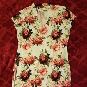 Choker floral top